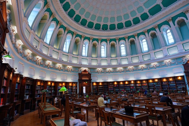 The Reading Room of the National Archives of Ireland