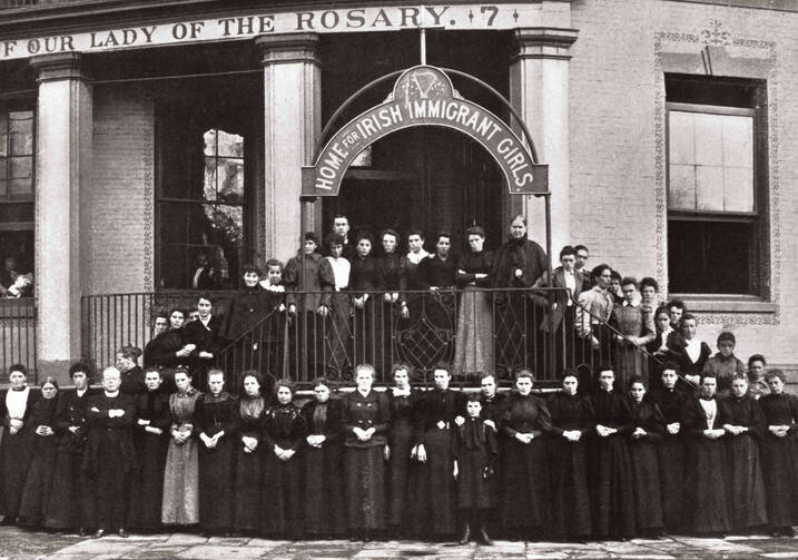 Home for Irish immigrant girls in New York